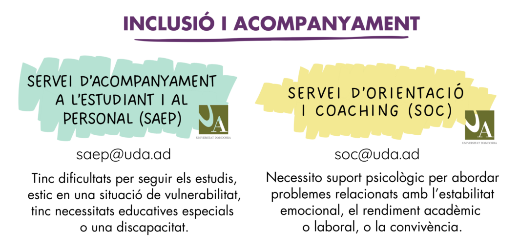 Inclusió i acompanyament